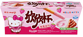 欣欣杯草莓味酱饼干条25g*3